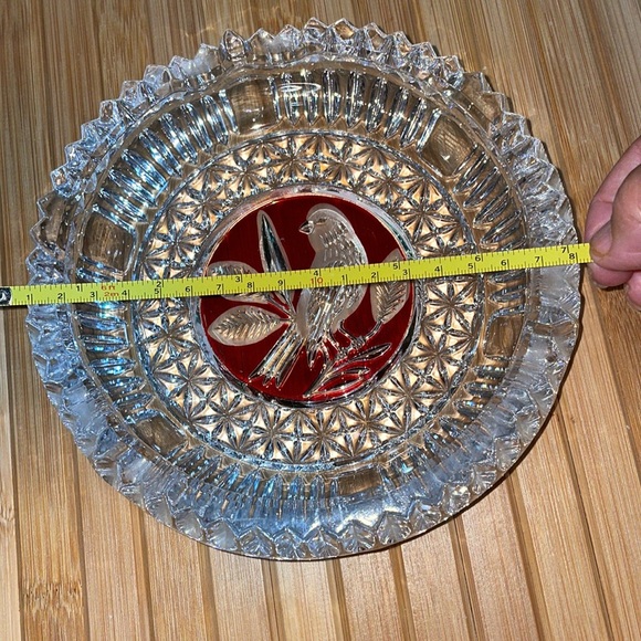 Vintage Hofbauer Crystal Red Byrd Collection NWOT - Picture 4 of 5